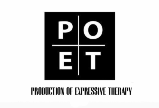 P O E T PRODUCTION OF EXPRESSIVE THERAPY logo