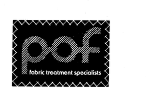 P-O-F FABRIC TREATMENT SPECIALISTS logo