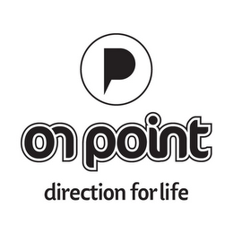 P ON POINT DIRECTION FOR LIFE logo
