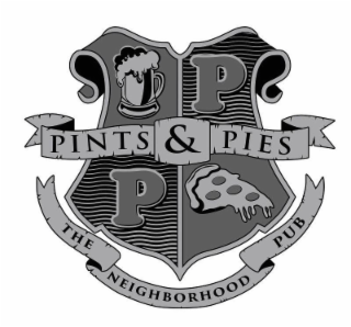 P P PINTS & PIES THE NEIGHBORHOOD PUB logo