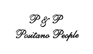 P & P POSITANO PEOPLE logo