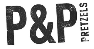 P & P PRETZELS logo