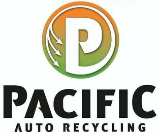 P PACIFIC AUTO RECYCLING logo