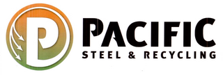 P PACIFIC STEEL & RECYCLING logo
