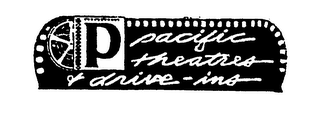 P PACIFIC THEATRES & DRIVE-INS logo