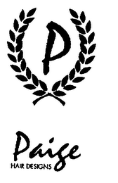 P PAIGE HAIR DESIGNS logo