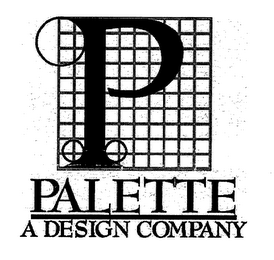 P PALETTE A DESIGN COMPANY logo