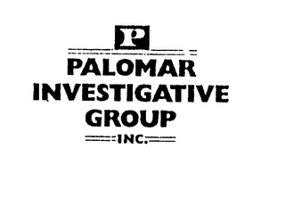 P PALOMAR INVESTIGATIVE GROUP INC. logo