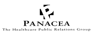 P PANACEA THE HEALTHCARE PUBLIC RELATIONS GROUP logo