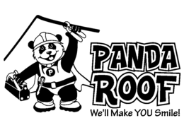 P PANDA ROOF WE'LL MAKE YOU SMILE! logo