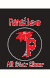 P PARADISE ALL STAR CHEER logo