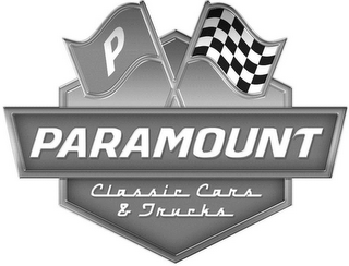 P PARAMOUNT CLASSIC CARS & TRUCKS logo