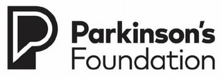 P PARKINSON'S FOUNDATION logo