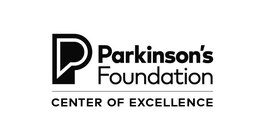 P PARKINSON'S FOUNDATION CENTER OF EXCELLENCE logo