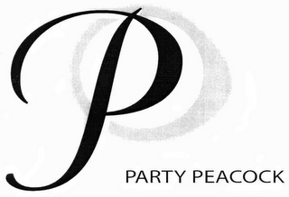 P PARTY PEACOCK logo