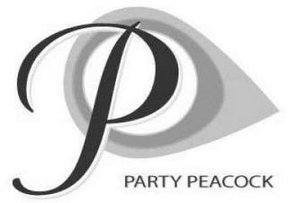 P PARTY PEACOCK logo