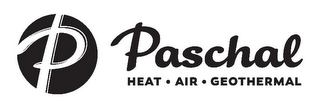 P PASCHAL HEAT AIR GEOTHERMAL logo
