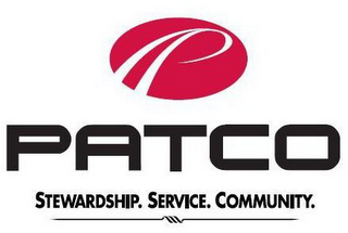 P PATCO STEWARDSHIP. SERVICE. COMMUNITY. logo