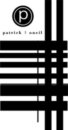 P PATRICK | ONEIL logo