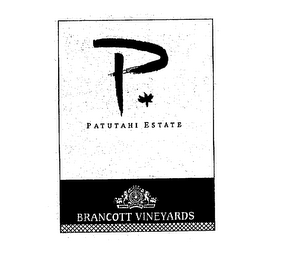 P PATUTAHI ESTATE INVINO FELICITAS ET CARITAS BRANCOTT VINEYARDS logo