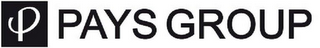 P PAYS GROUP logo