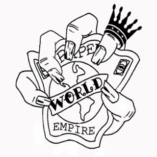 P PE WORLD EMPIRE logo