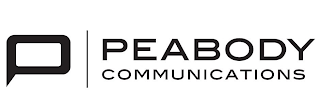 P PEABODY COMMUNICATIONS logo