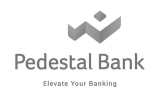 P PEDESTAL BANK ELEVATE YOUR BANKING logo