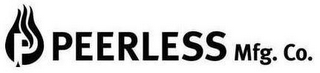 P PEERLESS MFG. CO. logo