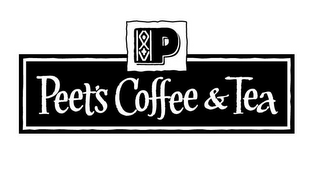 P PEET'S COFFEE & TEA logo