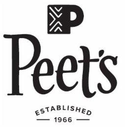 P PEET'S ESTABLISHED 1966 logo