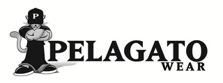 P PELAGATO WEAR logo