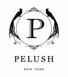 P PELUSH NEW YORK logo