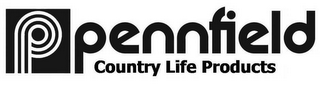 P PENNFIELD COUNTRY LIFE PRODUCTS logo