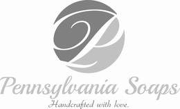 P PENNSYLVANIA SOAPS HANDCRAFTED WITH LOVE logo