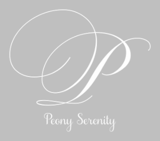P PEONY SERENITY logo