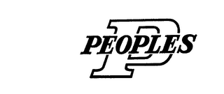 P PEOPLES logo