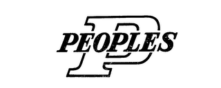 P PEOPLES logo