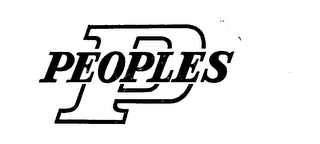 P PEOPLES logo