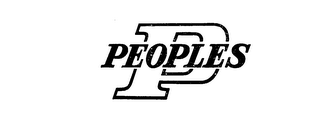P PEOPLES logo