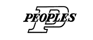 P PEOPLES logo