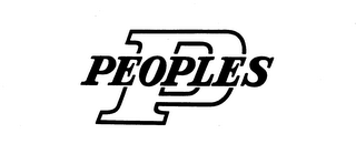 P PEOPLES logo