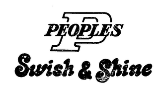 P PEOPLES SWISH & SHINE logo