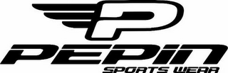 P PEPIN SPORTS WEAR logo