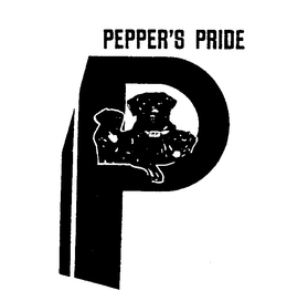 P PEPPER'S PRIDE "PEP" logo