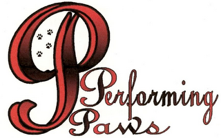 P PERFORMING PAWS logo