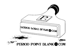 P. PERIOD POINT BLANK DOT COM PERIOD POINT BLANK DOT COM logo