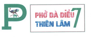 P PHO DA DIEU, THIEN LAM, 7, TL7 logo