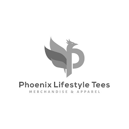 P PHOENIX LIFESTYLE TEES MERCHANDISE & APPAREL logo