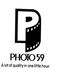 P PHOTO 59 A LOT OF QUALITY IN ONE LITTLE HOUR. logo